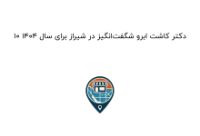 10 دکتر کاشت ابرو شگفتانگیز در شیراز برای سال 1404