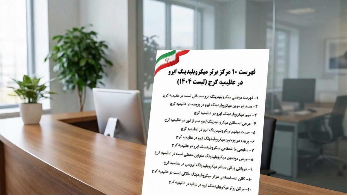 ۱۰ تا از بهترین مراکز میکروبلیدینگ ابرو در تهران